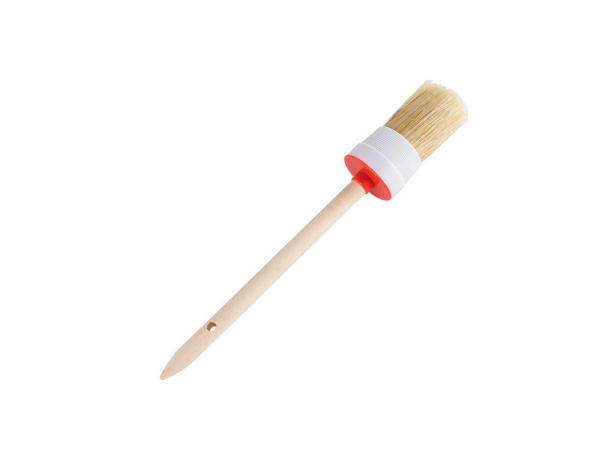 Bakpensel med trähandtag och borst