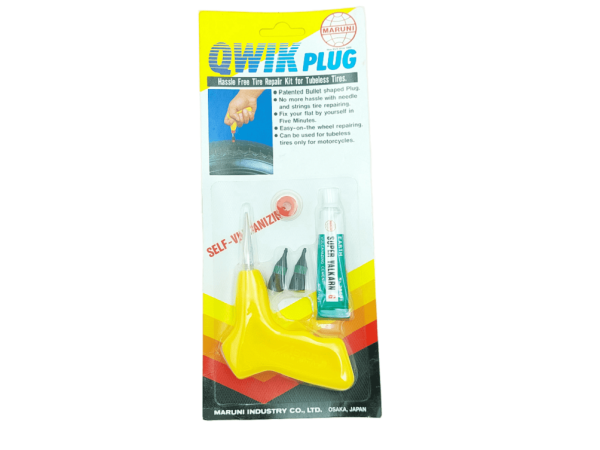 Däckreparationskit för slanglösa däck från Qwik Plug.