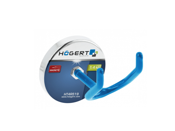 Magnetisk krok med viktkapacitet 1,4 kg, Höger.