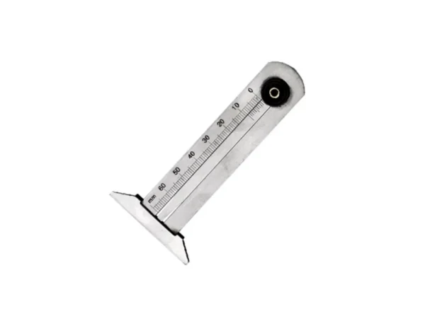 Mätinstrument med millimeterskala i metall