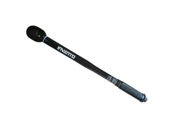 INVENTO 1/2″ momentnyckel 28–210 Nm med kalibreringscertifikat, precision ±4 %, chrome‑vanadium‑stål och förvaringsbox