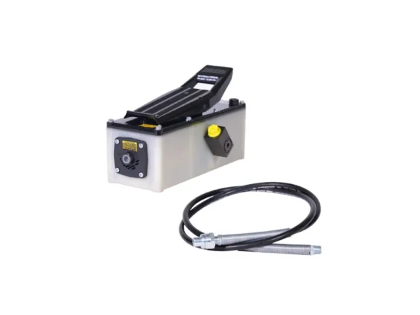 lufthydraulisk fotpump 700 bar med 3 m hydraulslang